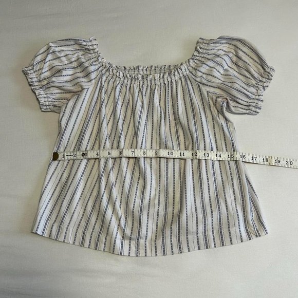 H&M Off-the-Shoulder Striped Shirt XS - Picture 4 of 7